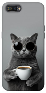 Чохол Grey cat coffee для Realme C2