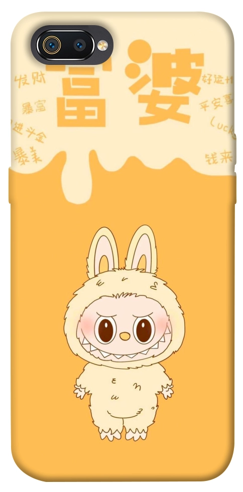 Чохол Yellow labubu для Realme C2