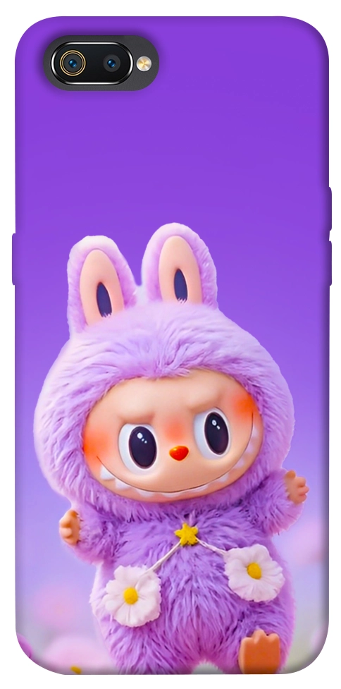 Чохол Labubu purple для Realme C2