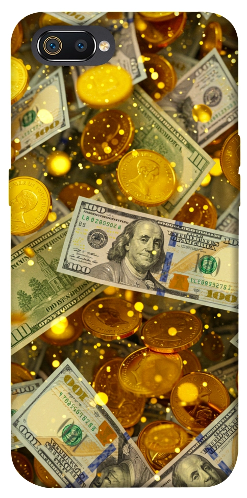 Чохол Gold and dollars для Realme C2