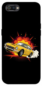 Чохол Retro comics car black для Realme C2
