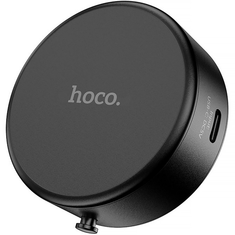 Вакуумно-магнитный держатель для телефона Hoco DCA47 Quick Fix magnetic (Black)
