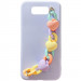 Чехол Chained Heart c подвесной цепочкой для Samsung G955 Galaxy S8 Plus (Lilac Blue)