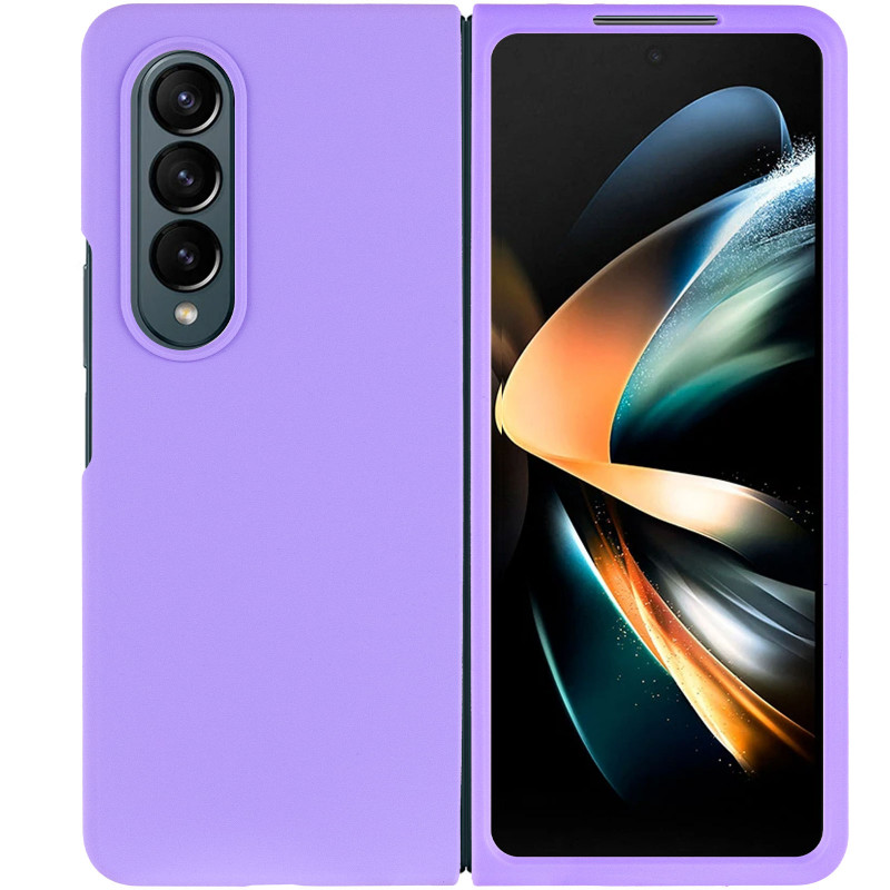 Фото Чехол Foldables Silicone Cover Lakshmi (AAA) для Samsung Galaxy Z Fold4 (Сиреневый / Dasheen) на vchehle.ua