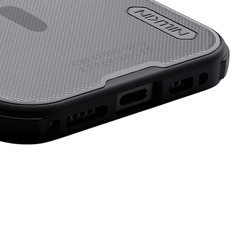 Чехол Nillkin Matte Magnetic Pro для Apple iPhone 17 (6.3") (Transparent black) в магазине vchehle.ua