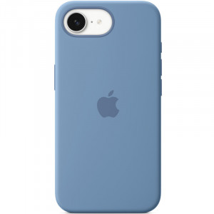 Чехол Silicone case (AAA) with Magnetic Safe для Apple iPhone 16e (6.1")