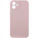Чохол Silicone Case Full Camera Protective (AA) NO LOGO на Apple iPhone 12 (6.1") (Рожевий / Chalk Pink)