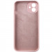 Фото Чохол Silicone Case Full Camera Protective (AA) NO LOGO на Apple iPhone 12 (6.1") (Рожевий / Chalk Pink) на vchehle.ua