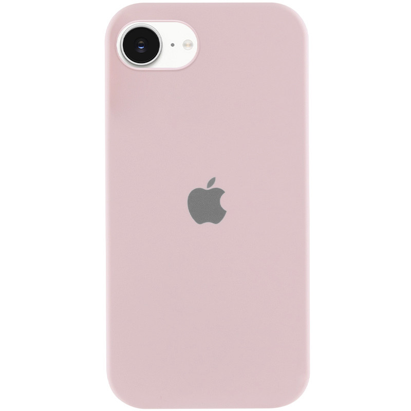 Чехол Silicone Case Full Protective (AA) для Apple iPhone 16e (6.1") (Розовый / Chalk Pink)