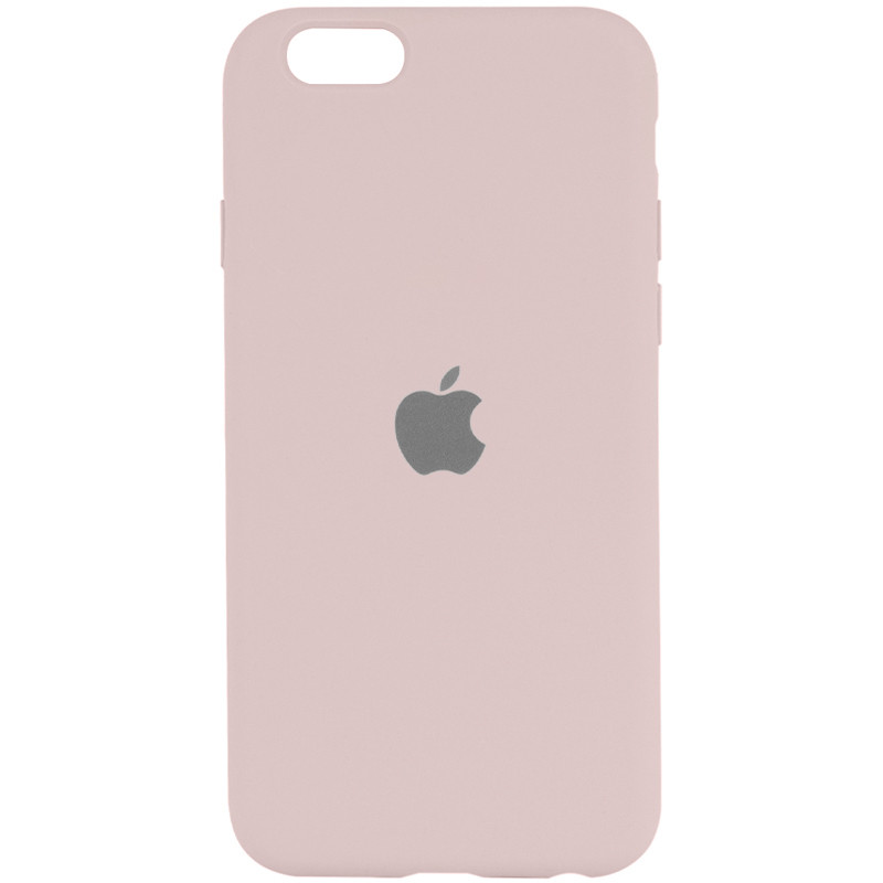 Чехол Silicone Case Full Protective (AA) для Apple iPhone SE (2020) (Розовый / Chalk Pink)