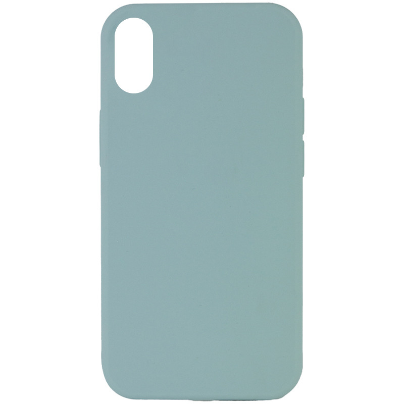 Чехол Silicone Case Full Protective (AA) NO LOGO для Apple iPhone XS Max (6.5") (Бирюзовый / Turquoise)