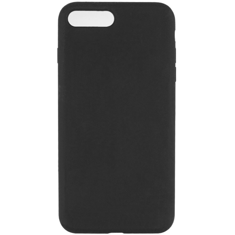 Чехол Silicone Case Full Protective (AA) NO LOGO для Apple iPhone 7 plus / 8 plus (5.5") (Черный / Black)