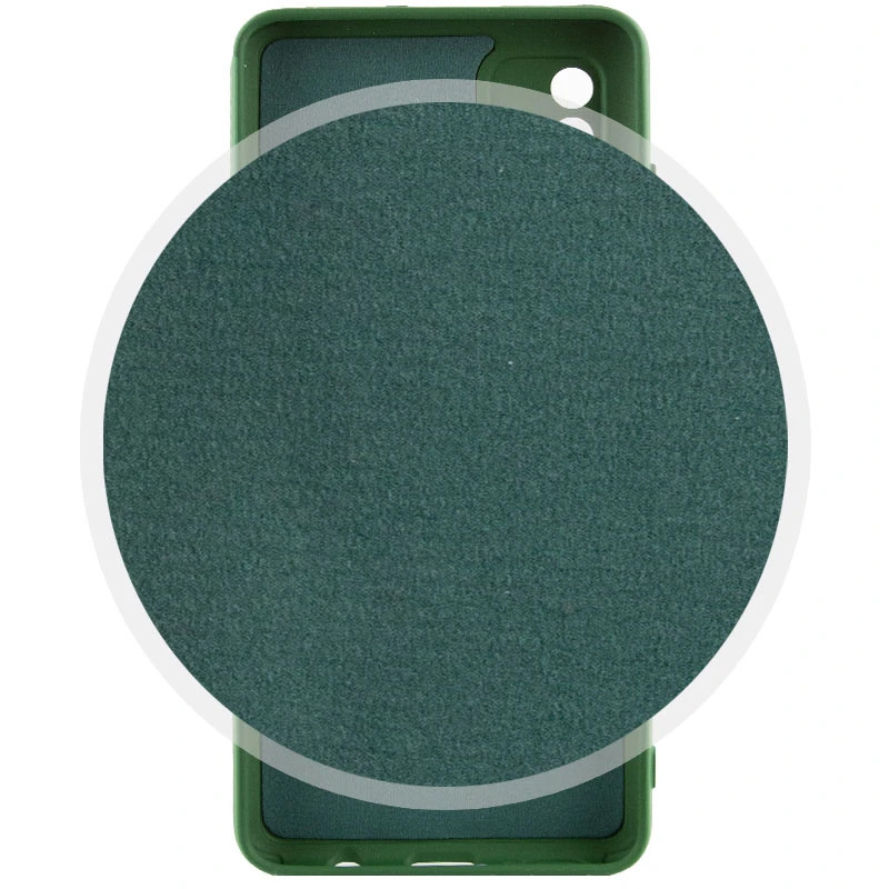 Фото Чохол Silicone Cover Lakshmi (AA) на Samsung Galaxy A31 (Зелений / Dark green) в маназині vchehle.ua