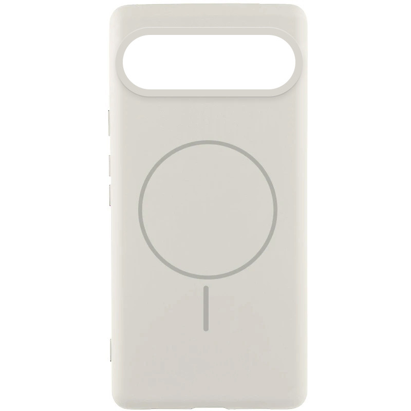 Чехол Silicone Cover Lakshmi (AA) with Magnetic Fit для Google Pixel 9 / 9 Pro (Белый / White)