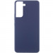 Чехол Silicone Cover Lakshmi (AAA) для Samsung Galaxy S21 FE (Темно-синий / Midnight blue)
