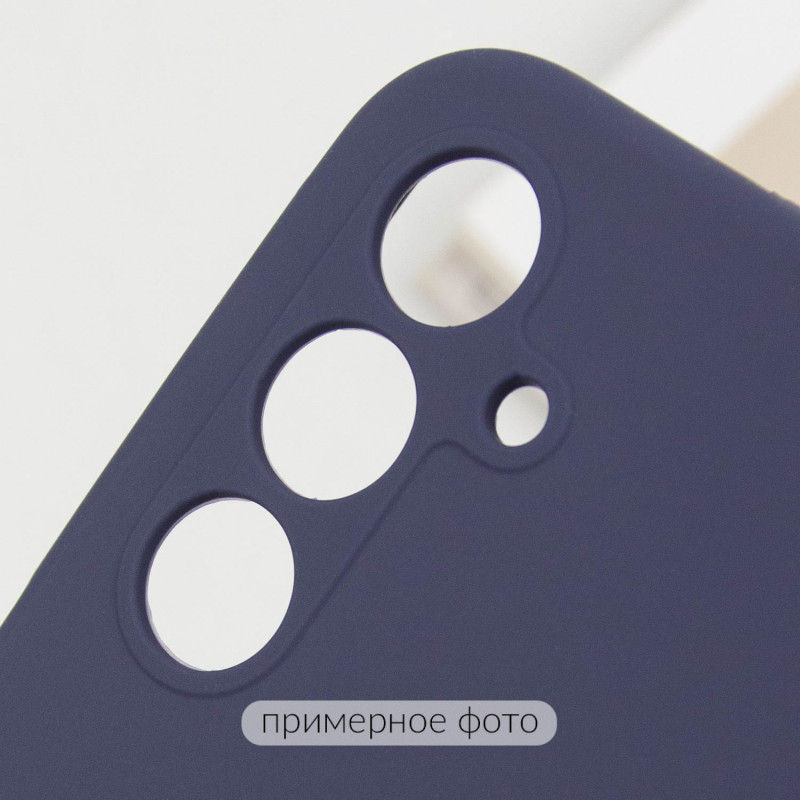 Купити Чохол Silicone Cover Lakshmi Full Camera (AAA) на Samsung Galaxy S25 Edge (Темно-синій / Midnight blue) на vchehle.ua
