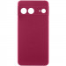 Чехол Silicone Cover Ummi Lakshmi Full Camera (AA) для Google Pixel 7 (Бордовый / Marsala)