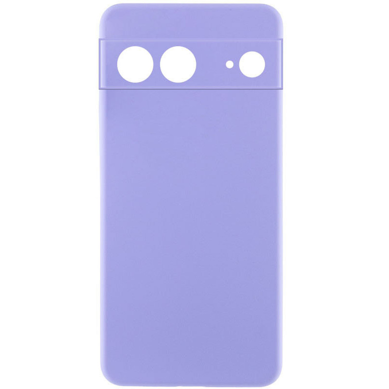 Чехол Silicone Cover Ummi Lakshmi Full Camera (AA) для Google Pixel 7 (Сиреневый / Dasheen)