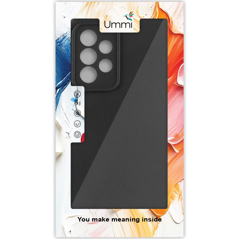 Фото Чохол Silicone Cover Ummi Lakshmi Full Camera (AA) на Samsung Galaxy A23 4G (Чорний / Black) на vchehle.ua