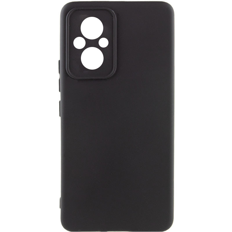Чехол Silicone Cover Ummi Lakshmi Full Camera (AA) для Xiaomi Poco M5 (Черный / Black)