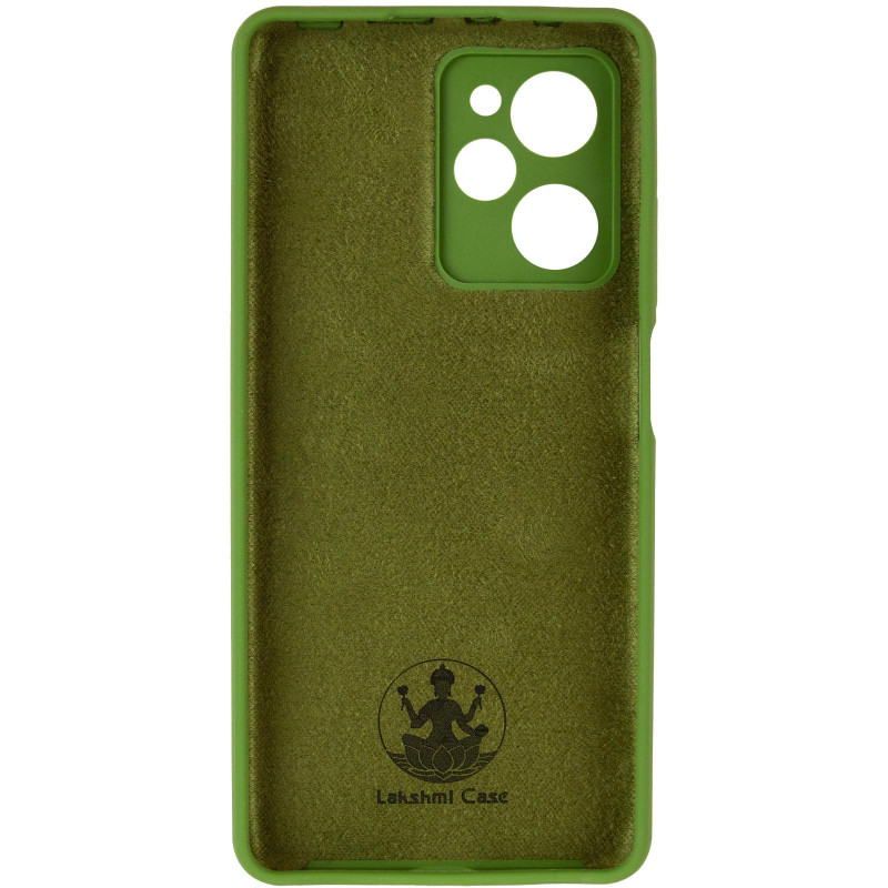 Фото Чохол Silicone Cover Ummi Lakshmi Full Camera (AA) на Xiaomi Poco X5 Pro 5G (Зелений / Dark green) в маназині vchehle.ua