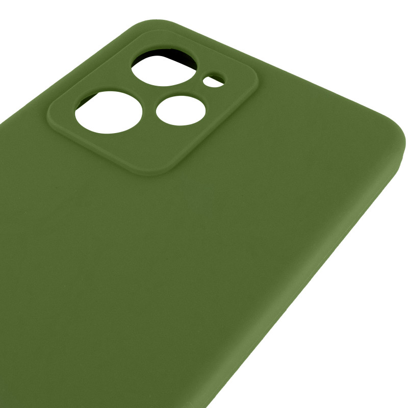Чохол Silicone Cover Ummi Lakshmi Full Camera (AA) на Xiaomi Poco X5 Pro 5G (Зелений / Dark green) в магазині vchehle.ua