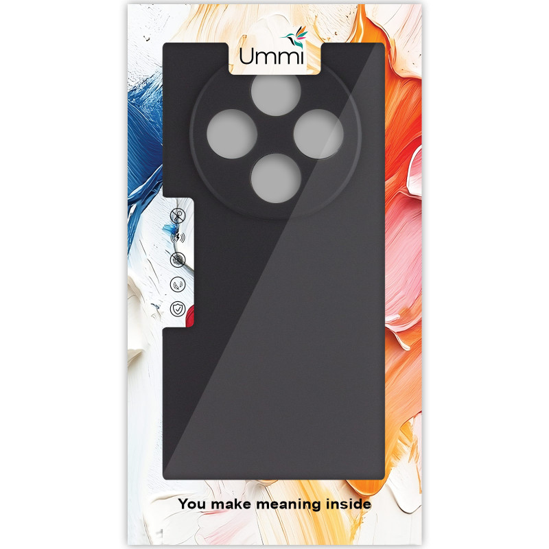 Фото Чехол Silicone Cover Ummi Lakshmi Full Camera (AA) для Xiaomi Redmi 14C / Poco C75 (Черный / Black) в магазине vchehle.ua