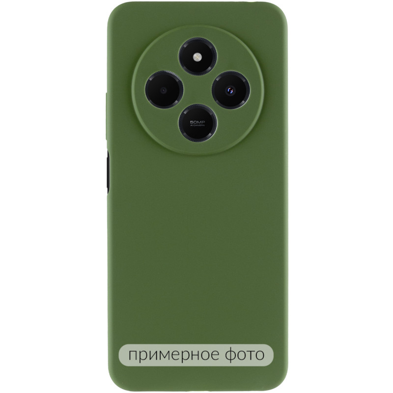 Фото Чохол Silicone Cover Ummi Lakshmi Full Camera (AA) на Xiaomi Redmi A5 (Europe version) (Зелений / Dark green) на vchehle.ua