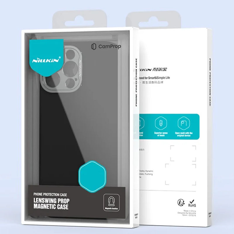 Фото Чехол Silicone Nillkin LensWing Prop Magnetic для Apple iPhone 16 Pro (6.3") на vchehle.ua