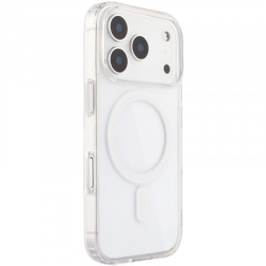 TPU чохол Clear Case with Magnetic safe на Apple iPhone 17 Pro (6.3")