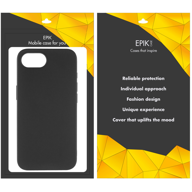 Замовити Чохол TPU Epik Black на Apple iPhone 16e (6.1") (Чорний) на vchehle.ua