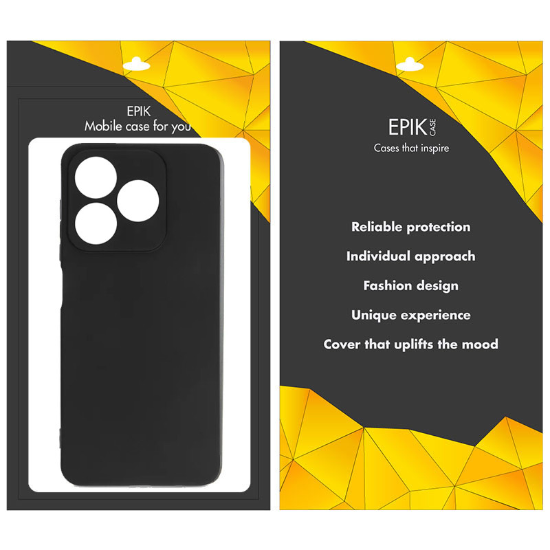 Фото Чехол TPU Epik Black Full Camera для Realme C61 4G / C63 4G (Черный) на vchehle.ua