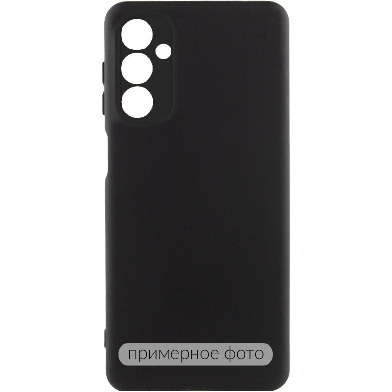 Чехол TPU GETMAN Liquid Silk Full Camera для Motorola Edge 60 / 60 Fusion (Черный / Black)
