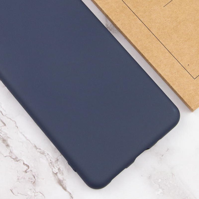 Чехол TPU GETMAN Liquid Silk Full Camera для Samsung Galaxy S23 (Синий / Midnight Blue) в магазине vchehle.ua