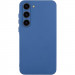 Чехол TPU GETMAN Liquid Silk Full Camera для Samsung Galaxy S23 (Синий / Navy Blue)