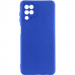 Чехол TPU GETMAN Liquid Silk Full Camera для Samsung Galaxy A12 (Синий / Deep navy)