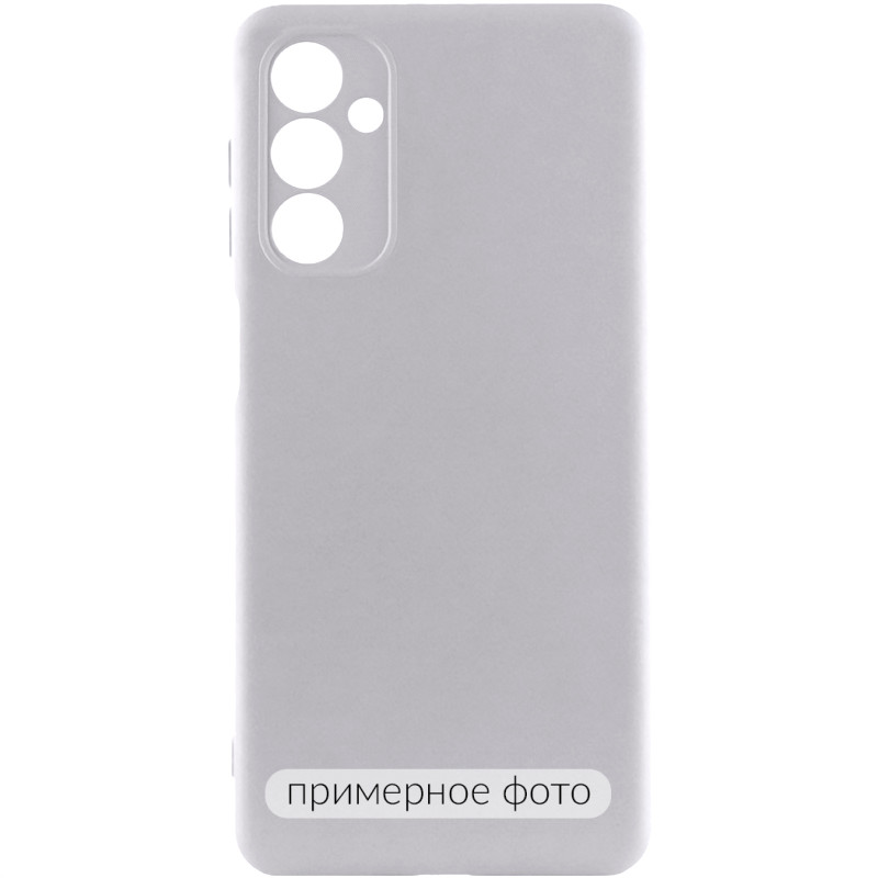 Чехол TPU GETMAN Liquid Silk Full Camera для Samsung Galaxy A50 (A505F) / A50s / A30s (Серый / Lavender)
