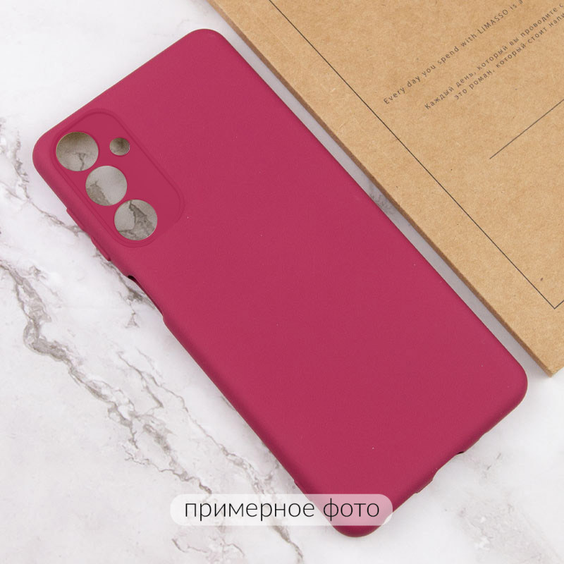 Чехол TPU GETMAN Liquid Silk Full Camera для Xiaomi Redmi 15 (Europe version) (Бордовый / Marsala) в магазине vchehle.ua