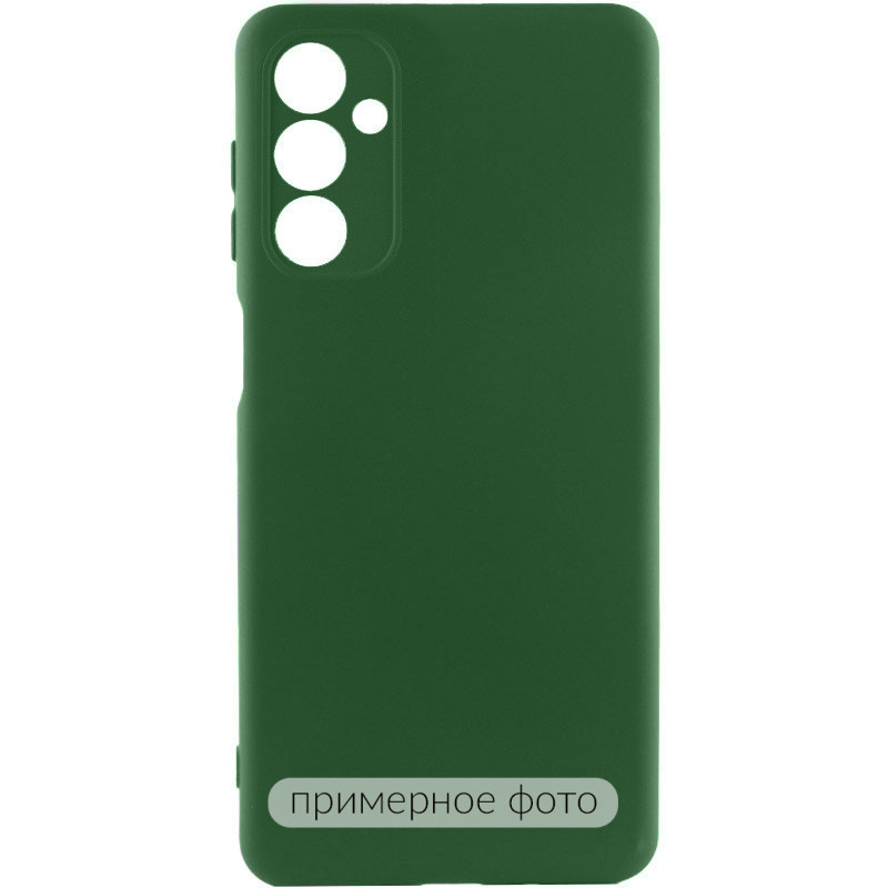 Чехол TPU GETMAN Liquid Silk Full Camera для Xiaomi Redmi 15 (Europe version) (Зеленый / Dark green)