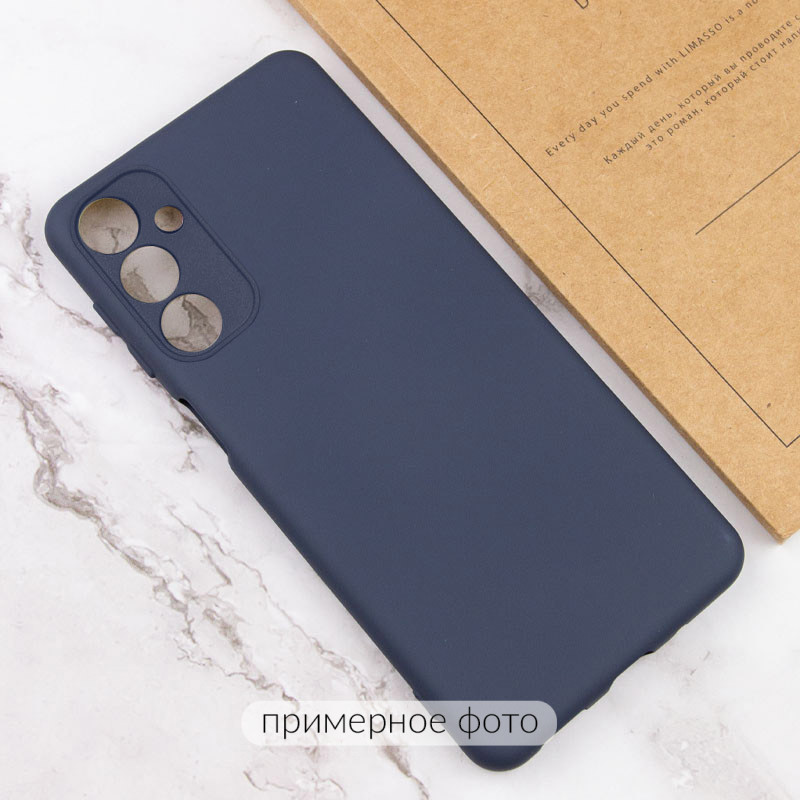 Чехол TPU GETMAN Liquid Silk Full Camera для Xiaomi Redmi 15 (Europe version) (Синий / Midnight Blue) в магазине vchehle.ua