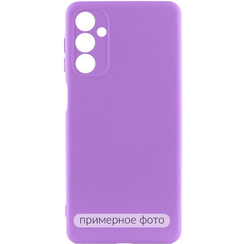 Чехол TPU GETMAN Liquid Silk Full Camera для Xiaomi Redmi 15 (Europe version) (Фиолетовый / Purple)