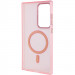 Чехол TPU Lyon frosted with Magnetic Safe для Samsung Galaxy S22 Ultra (Pink) в магазине vchehle.ua