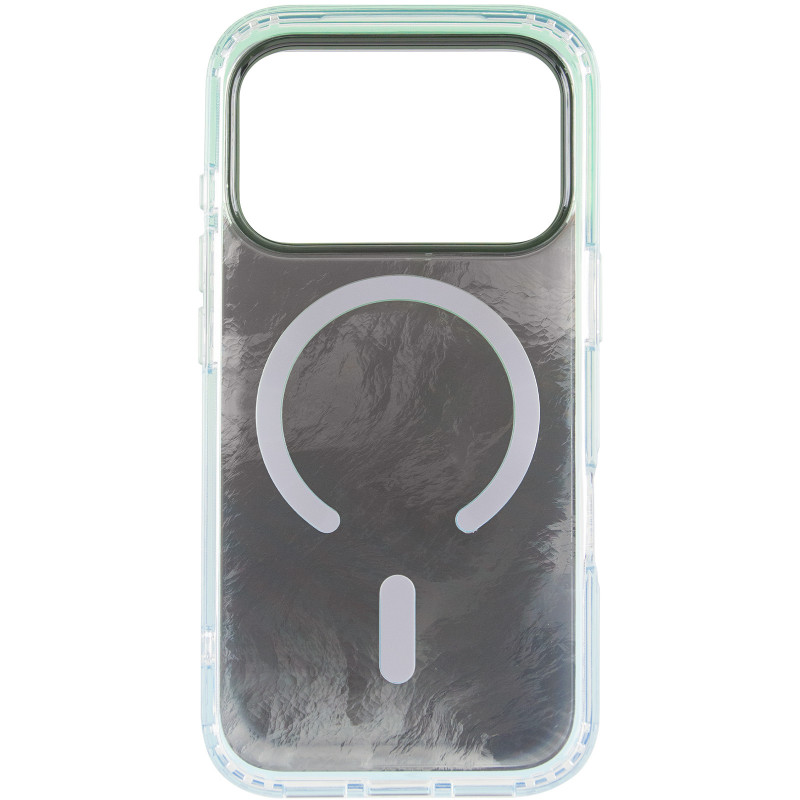 Фото Чохол TPU Shiny Mountain (MagFit) на Apple iPhone 17 Pro Max (6.9") (Green / Blue) в маназині vchehle.ua