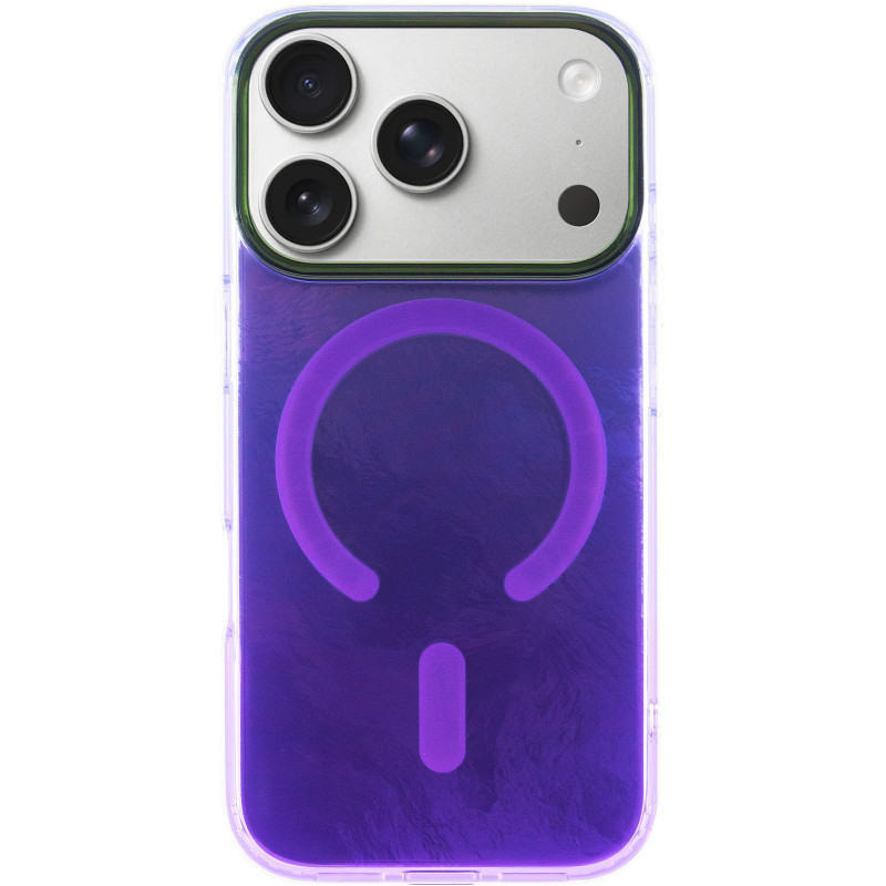 Фото Чохол TPU Shiny Mountain (MagFit) на Apple iPhone 17 Pro Max (6.9") (Purple) на vchehle.ua
