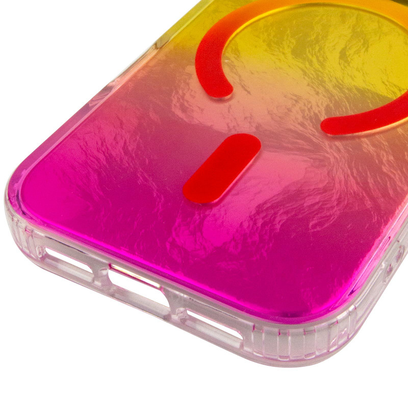 Купити Чохол TPU Shiny Mountain (MagFit) на Apple iPhone 17 Pro Max (6.9") (Yellow / Pink) на vchehle.ua