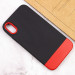 Чохол TPU+PC Bichromatic на Apple iPhone X / XS (5.8") (Black / Red) в магазині vchehle.ua