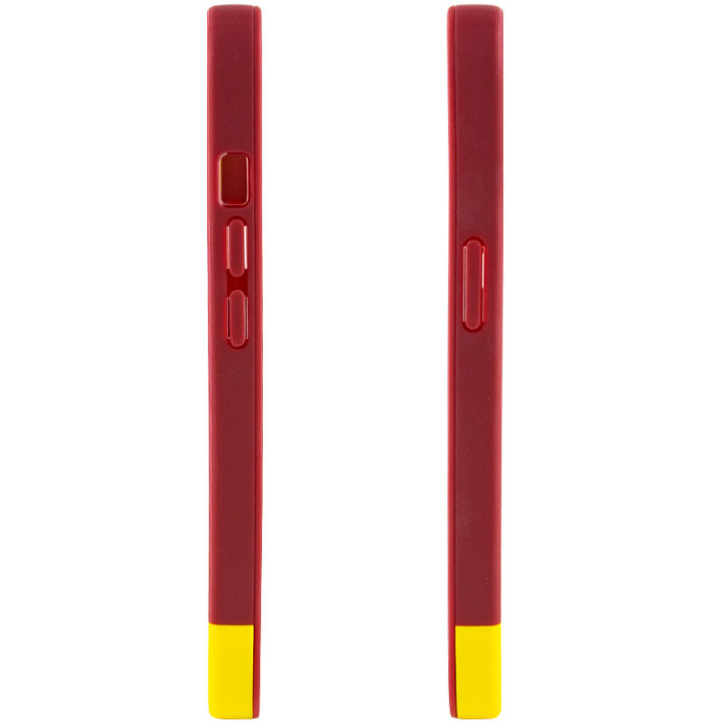 Фото Чохол TPU+PC Bichromatic на Apple iPhone X / XS (5.8") (Brown burgundy / Yellow) в маназині vchehle.ua