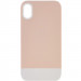 Чохол TPU+PC Bichromatic на Apple iPhone X / XS (5.8") (Grey-beige / White)