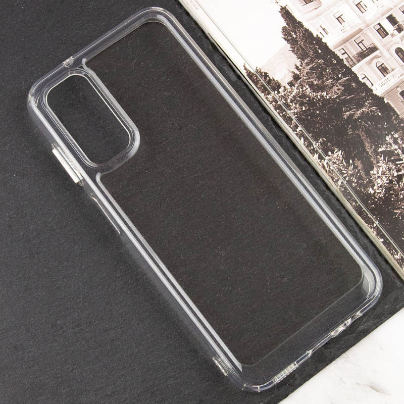 Замовити Чохол TPU+PC Clear 2.0 mm metal buttons на Samsung Galaxy A04s (Прозорий) на vchehle.ua