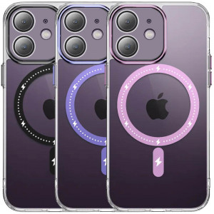 Чехол TPU+PC Colorful with Magnetic Safe для Apple iPhone 12 (6.1")